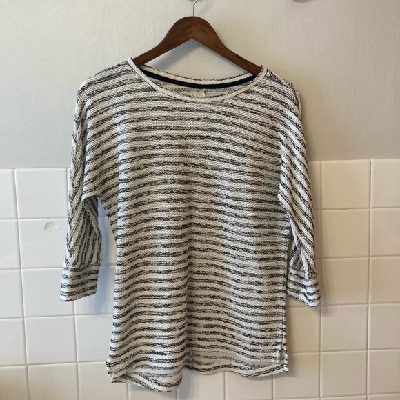 Lou & Grey black and white striped top - Picture 1 of 4